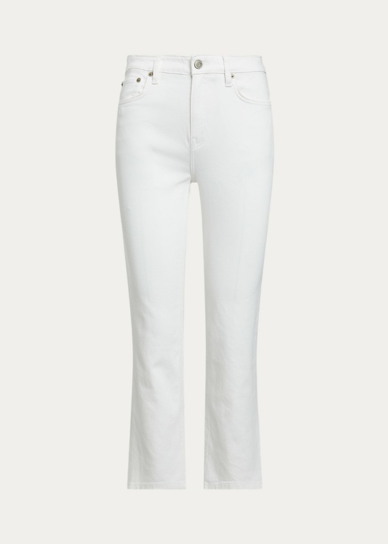 Jeans High-Rise Directo Ankle Mujer Azules | UGST76849 - vista 3