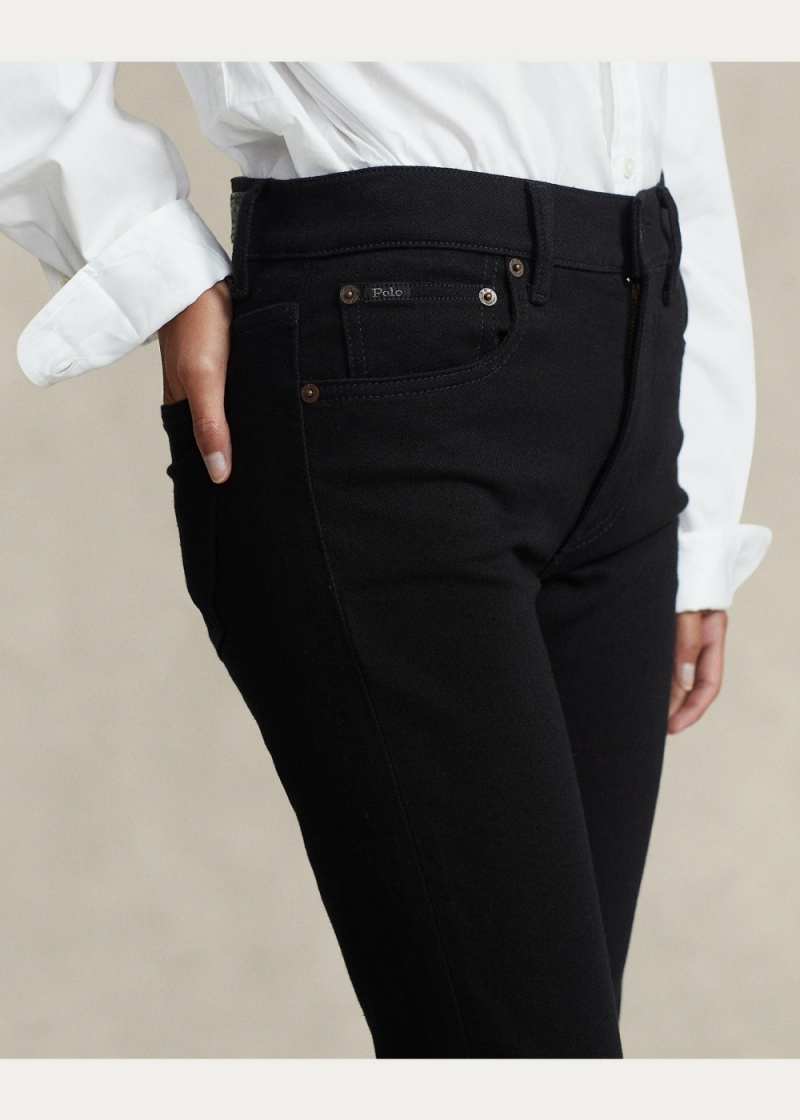 Jeans High-Rise Directo Fit Mujer Azules | OAWI79241 - vista 2