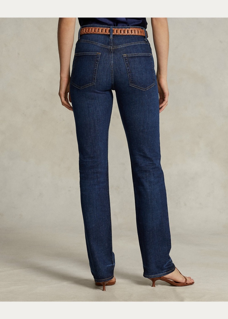 Jeans High-Rise Directo Fit Mujer Azules | ERIM03178 - vista 2