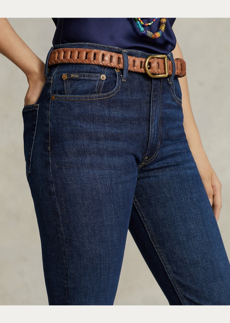 Jeans High-Rise Directo Fit Mujer Azules | ERIM03178 - vista 3