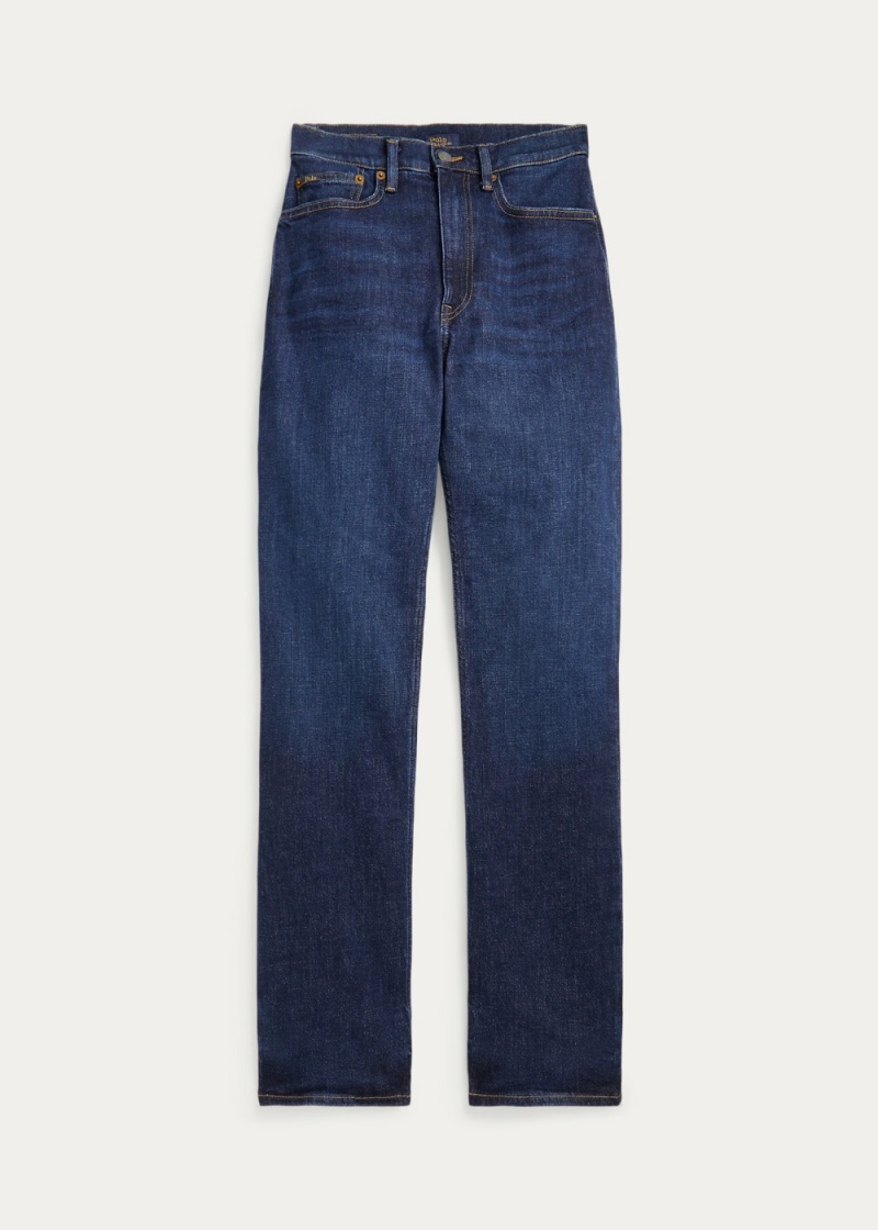 Jeans High-Rise Directo Fit Mujer Azules | ERIM03178 - vista 4