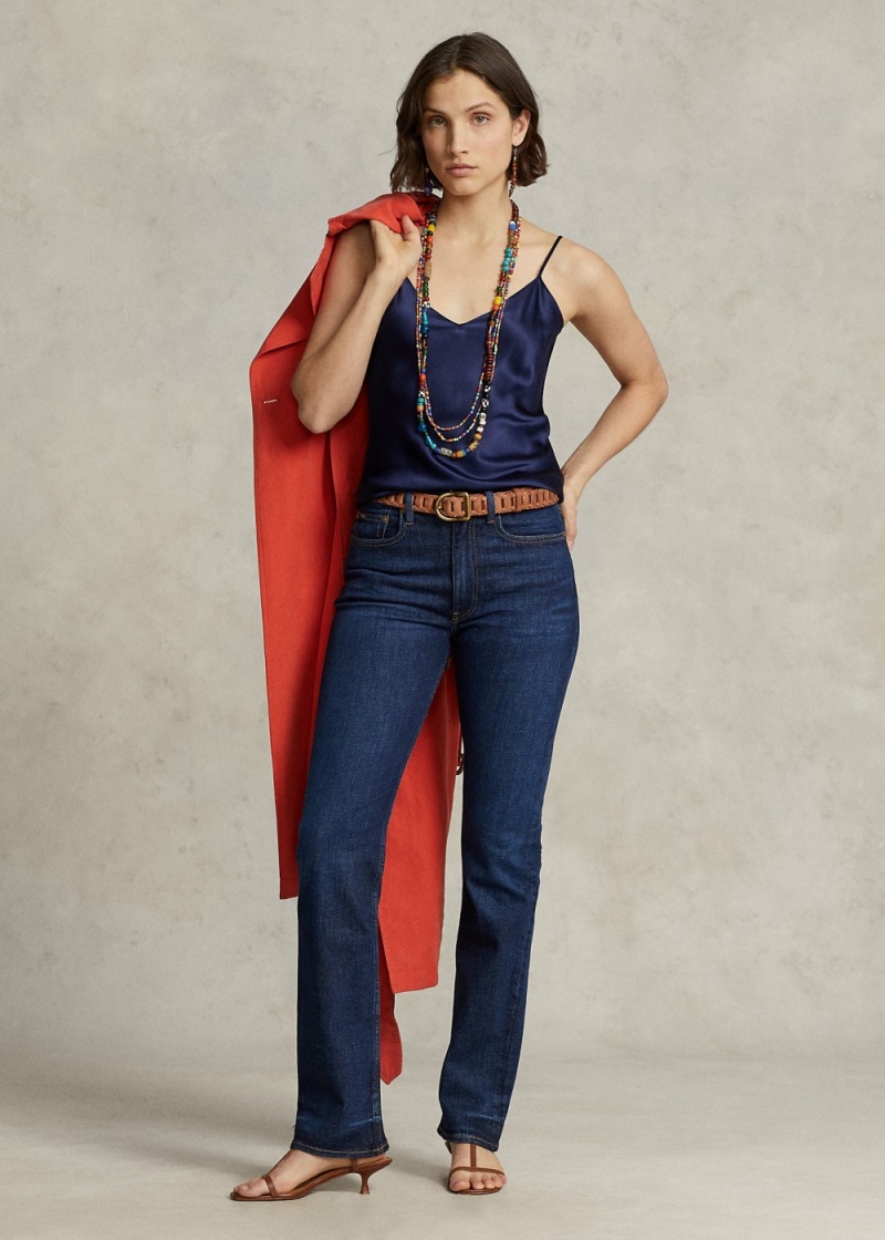 Jeans High-Rise Directo Fit Mujer Azules | ERIM03178 - vista 1