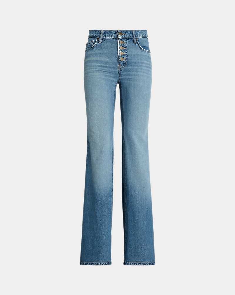 Jeans Ralph Lauren High-Rise Flare Mujer Azules | ORKMWAZ-29 - vista 2