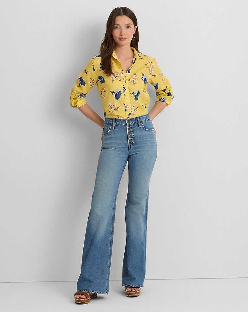 Jeans Ralph Lauren High-Rise Flare Mujer Azules | ORKMWAZ-29 - vista 1