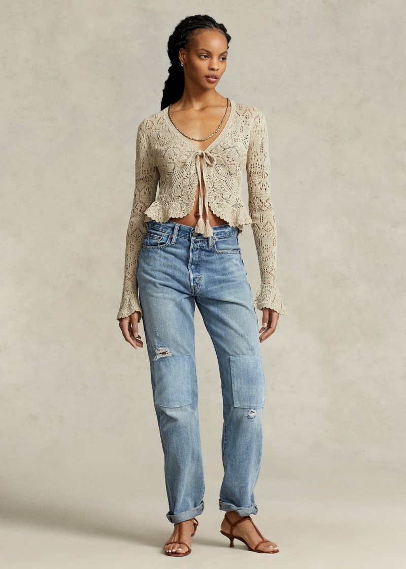 Jeans High-Rise Relaxed Directo Mujer Azules | UXFB61057 - vista 1