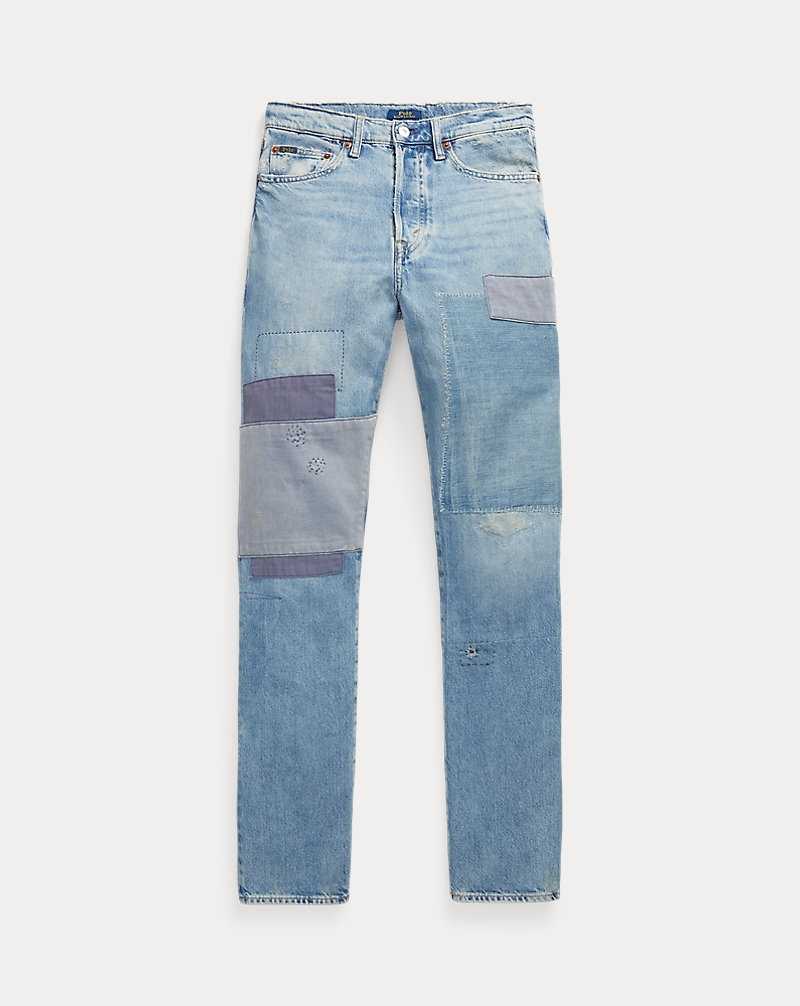 Jeans Ralph Lauren High-Rise Relaxed Straight Mujer Azules | EWCLOZN-81 - vista 2