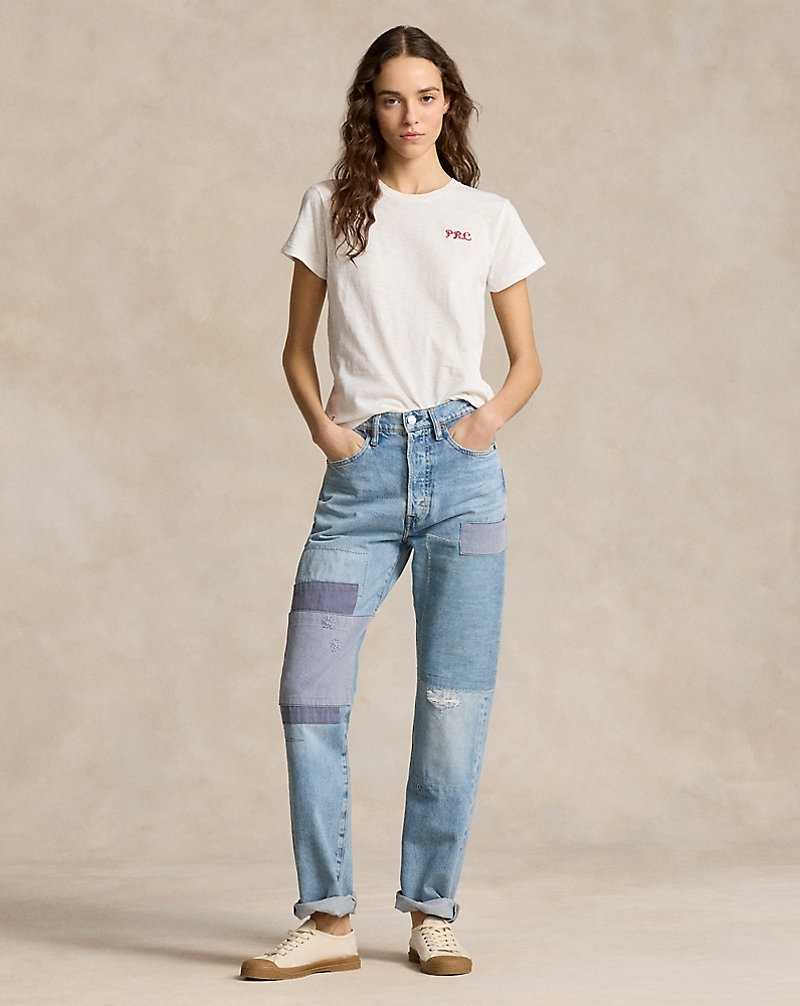 Jeans Ralph Lauren High-Rise Relaxed Straight Mujer Azules | EWCLOZN-81 - vista 1