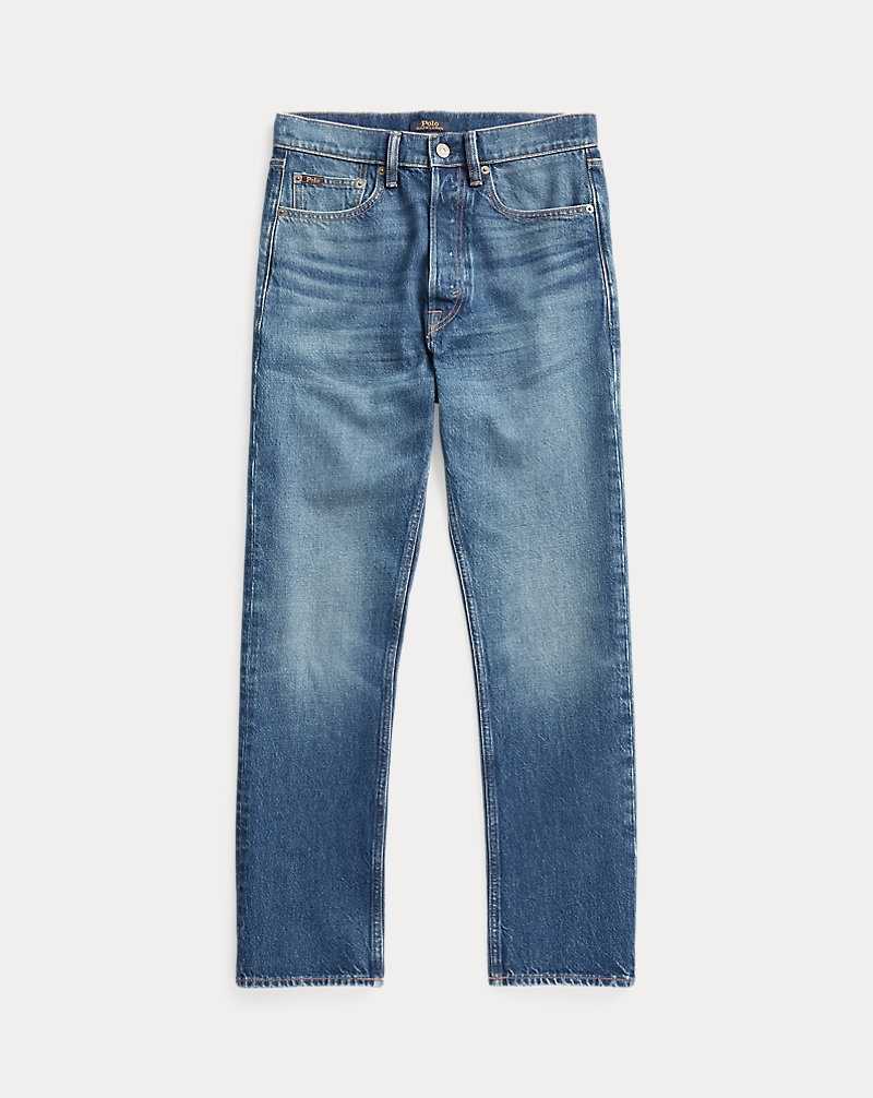 Jeans Ralph Lauren High-Rise Relaxed Straight Crop Mujer Azules | BEGMSOK-58 - vista 2