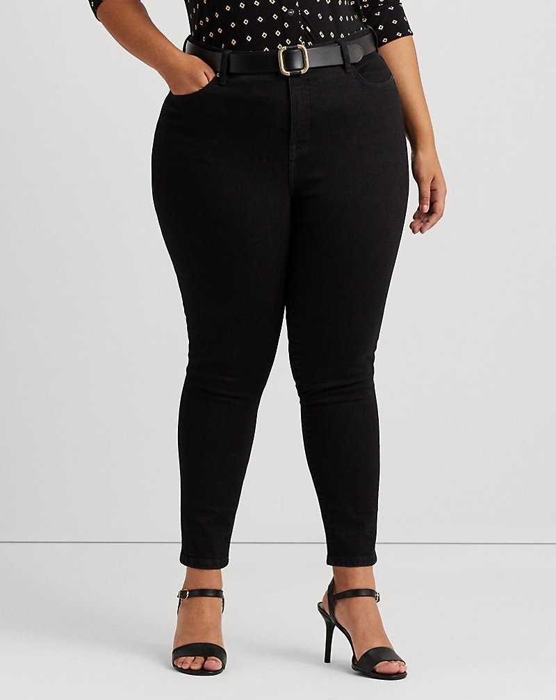 Jeans Ralph Lauren High-Rise Skinny Ankle Mujer Negros Azules | MFZAYJP-03 - vista 3