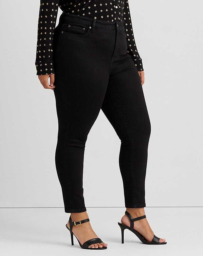 Jeans Ralph Lauren High-Rise Skinny Ankle Mujer Negros Azules | MFZAYJP-03 - vista 4