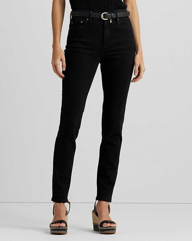 Jeans Ralph Lauren High-Rise Skinny Ankle Mujer Negros Azules | HULFXAP-41 - vista 3