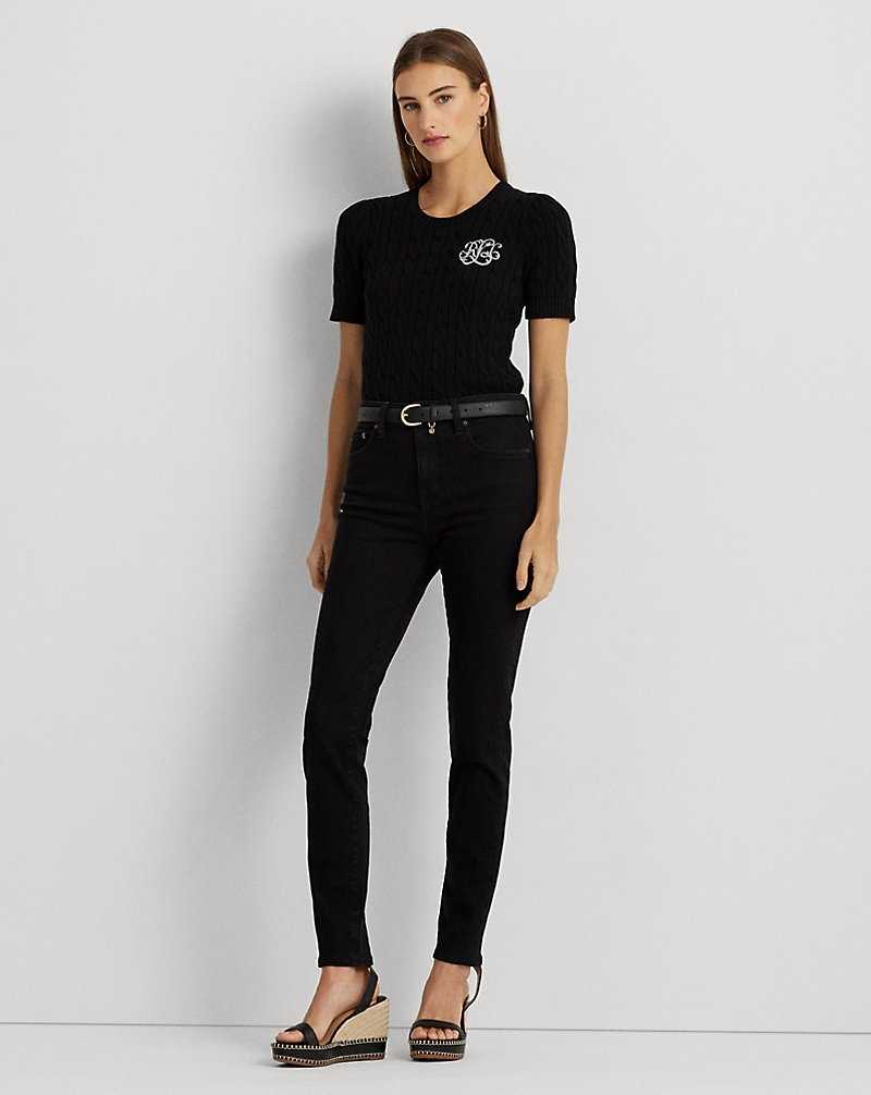 Jeans Ralph Lauren High-Rise Skinny Ankle Mujer Negros Azules | HULFXAP-41 - vista 1
