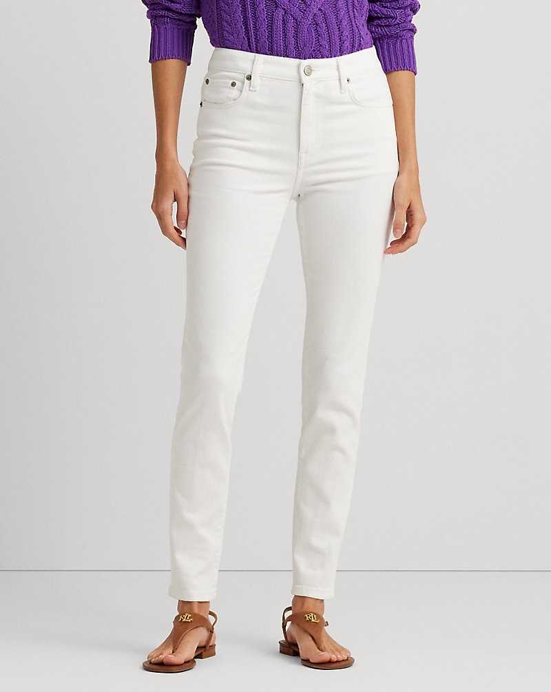 Jeans Ralph Lauren High-Rise Skinny Ankle Mujer Blancos Azules | DMPFJHQ-19 - vista 3