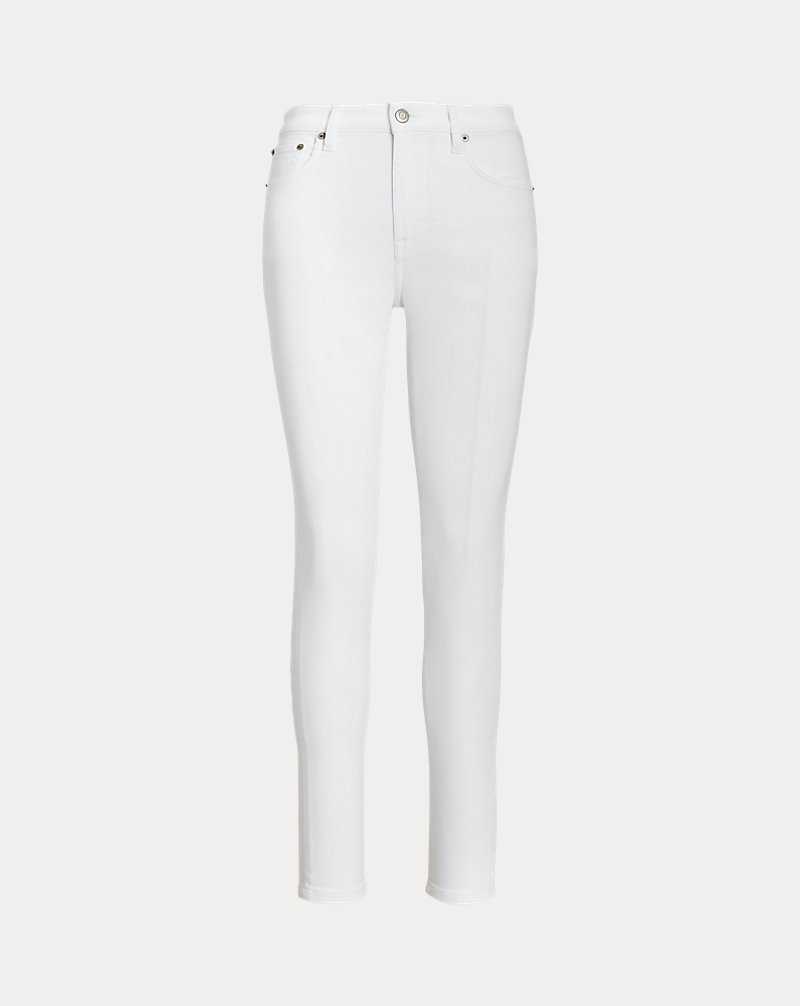 Jeans Ralph Lauren High-Rise Skinny Ankle Mujer Blancos Azules | DMPFJHQ-19 - vista 2