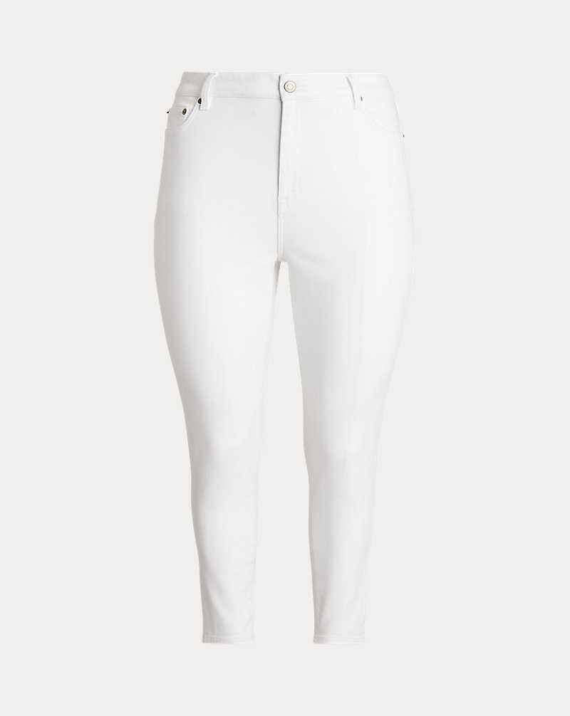 Jeans Ralph Lauren High-Rise Skinny Ankle Mujer Blancos Azules | CQMNOKZ-27 - vista 2