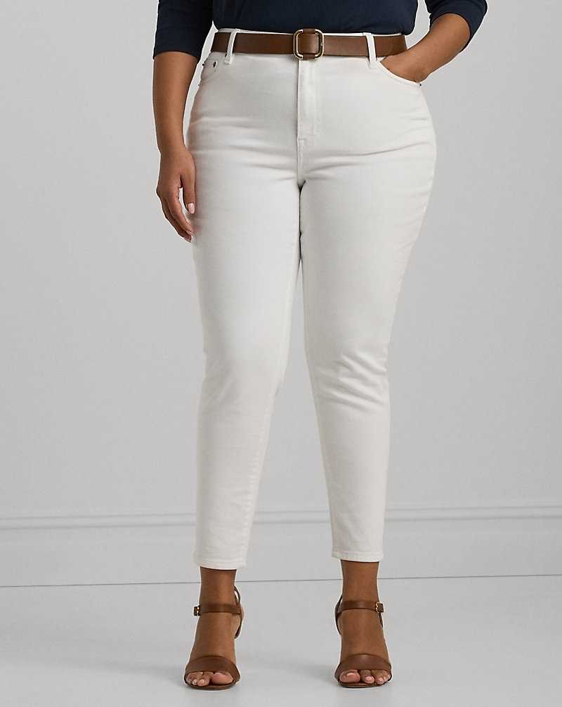 Jeans Ralph Lauren High-Rise Skinny Ankle Mujer Blancos Azules | CQMNOKZ-27 - vista 3