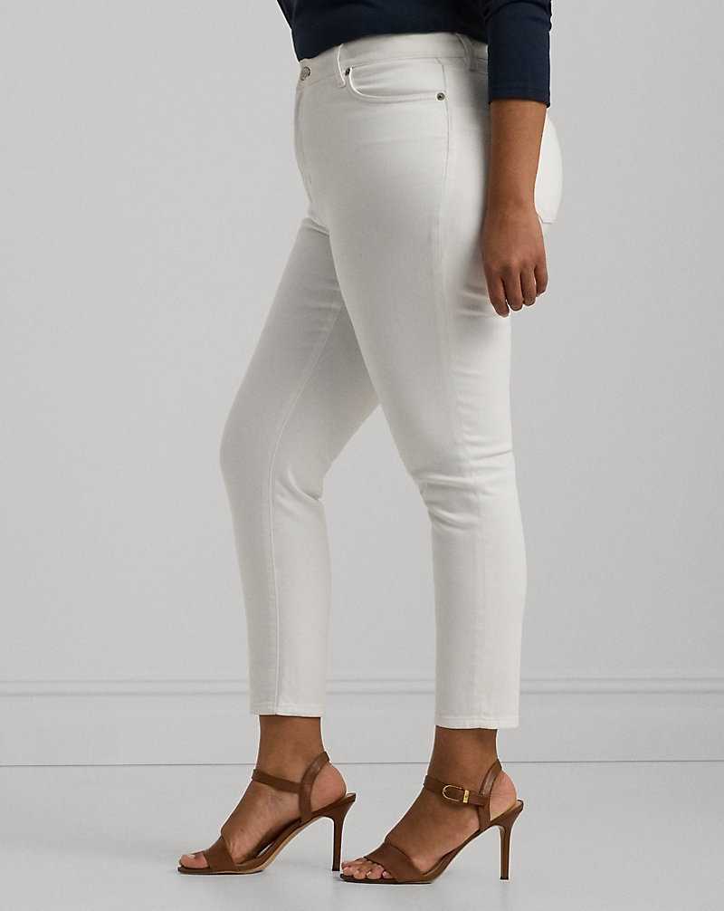 Jeans Ralph Lauren High-Rise Skinny Ankle Mujer Blancos Azules | CQMNOKZ-27 - vista 4