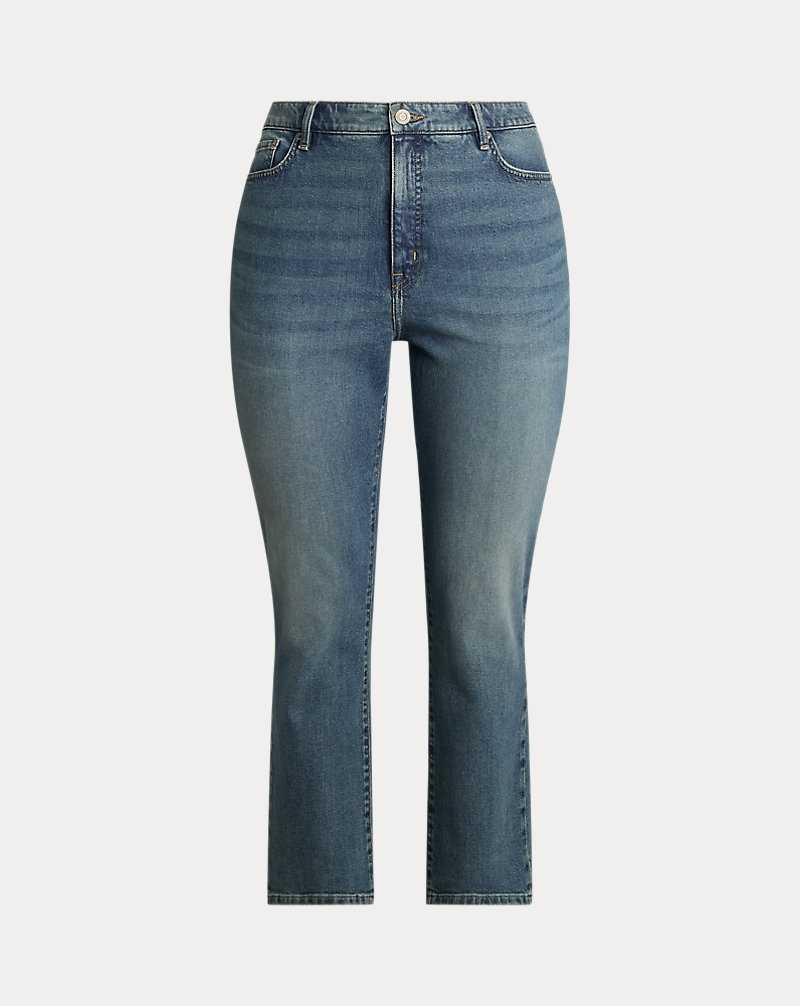 Jeans Ralph Lauren High-Rise Straight Ankle Mujer Azules Azules | KYTGZDJ-17 - vista 2