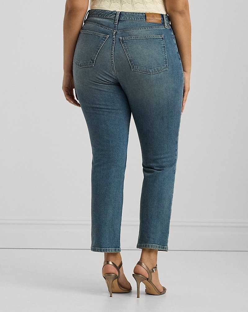 Jeans Ralph Lauren High-Rise Straight Ankle Mujer Azules Azules | KYTGZDJ-17 - vista 5