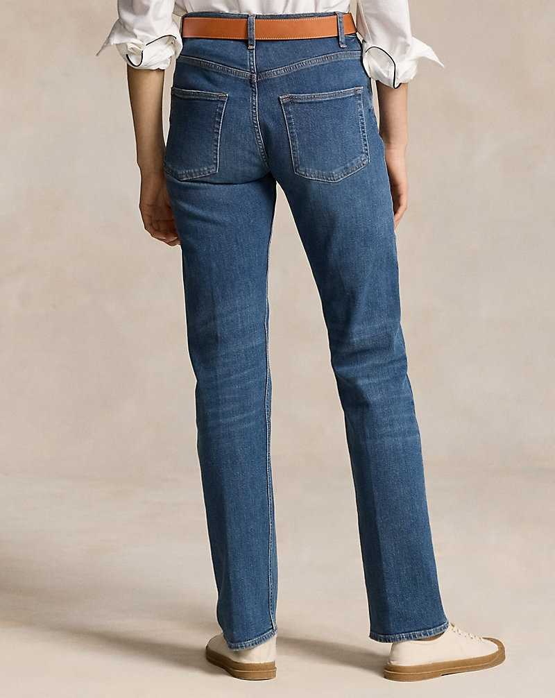Jeans Ralph Lauren High-Rise Straight Mujer Azules | JIDALVG-29 - vista 5