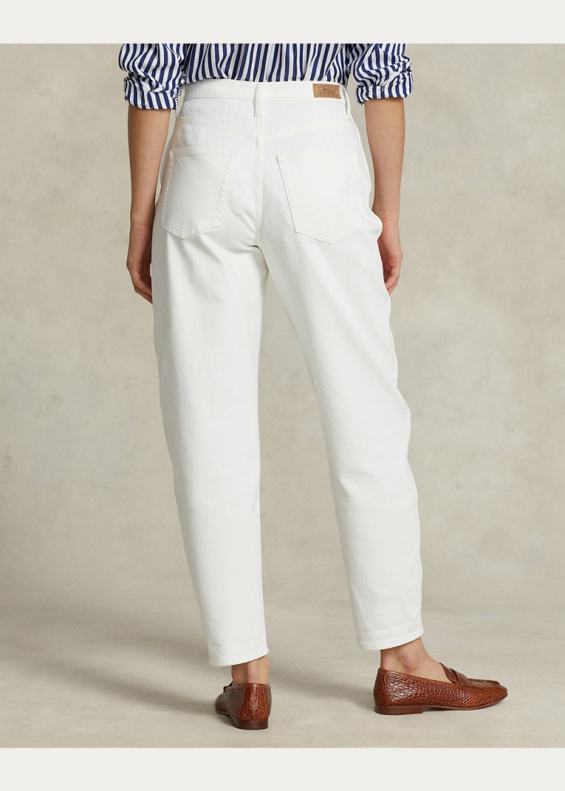 Jeans High-Rise Tapered Fit Mujer Azules | ASWN56217 - vista 2