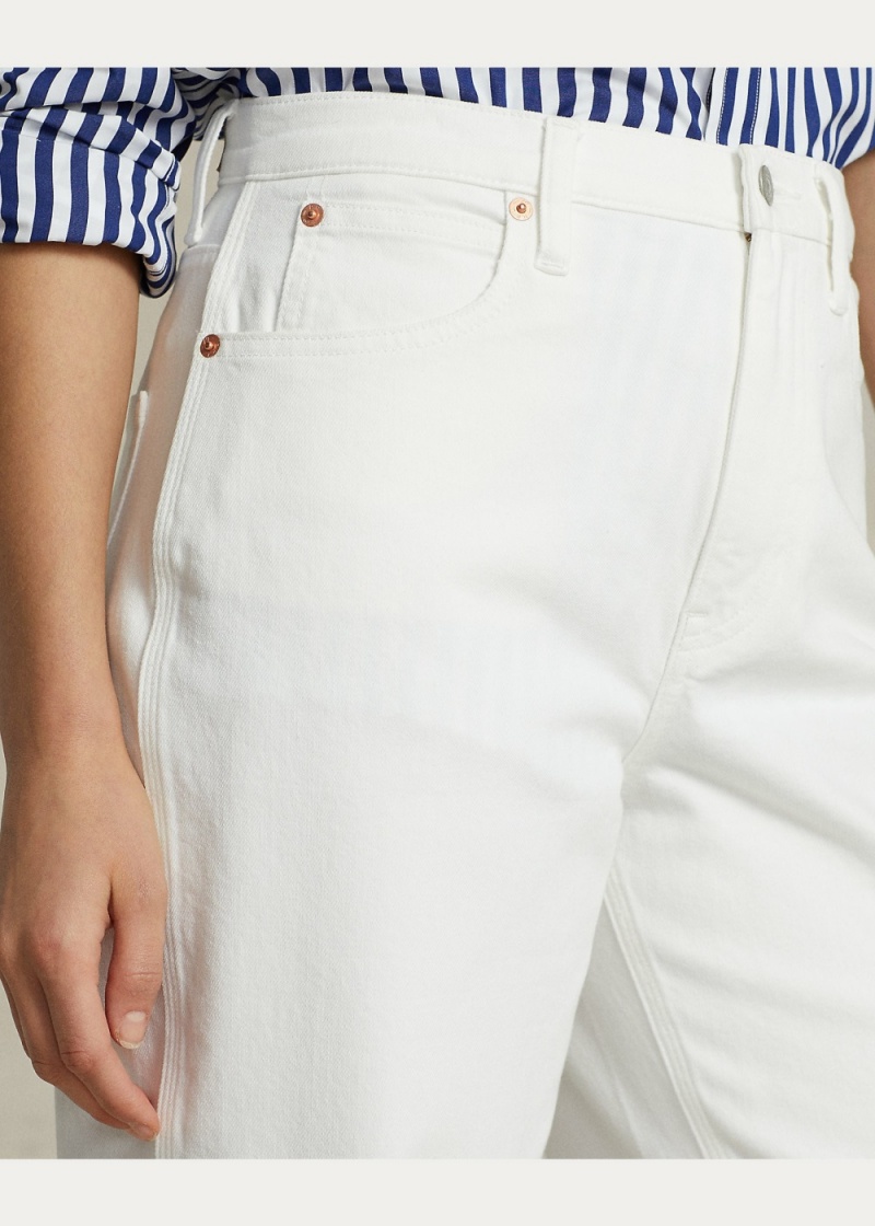 Jeans High-Rise Tapered Fit Mujer Azules | ASWN56217 - vista 3
