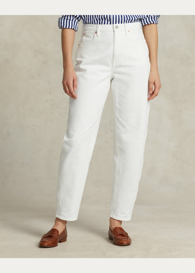 Jeans High-Rise Tapered Fit Mujer Azules | ASWN56217 - vista 5