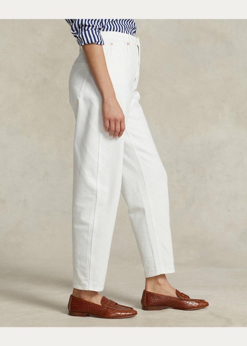 Jeans High-Rise Tapered Fit Mujer Azules | ASWN56217 - vista 6