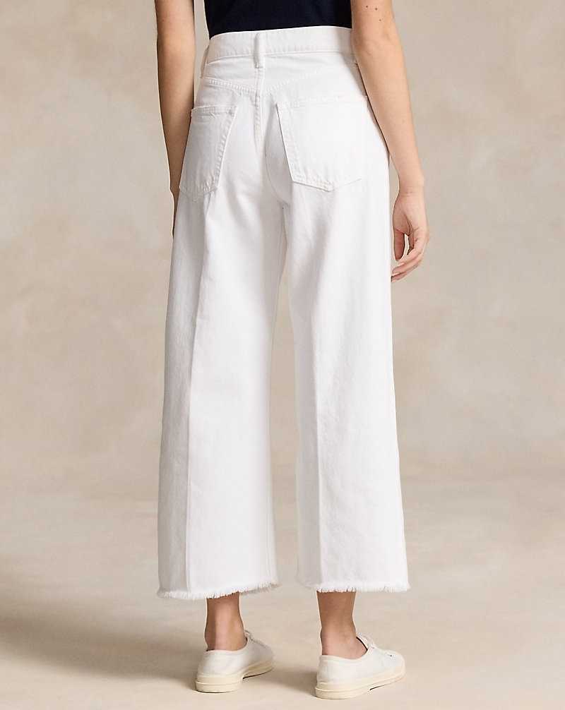 Jeans Ralph Lauren High-Rise Wide-Leg Crop Mujer Azules | NUMTGSF-80 - vista 5