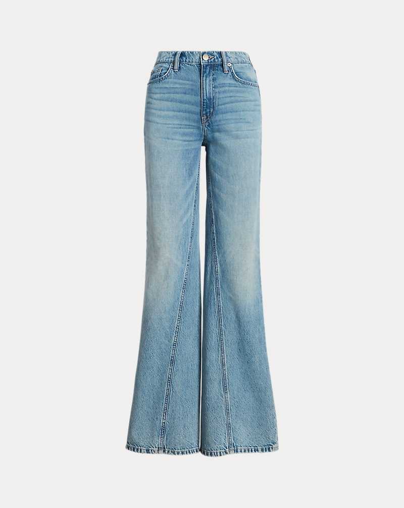 Jeans Ralph Lauren High-Rise Wide-Leg Mujer Azules | HGSLZEA-32 - vista 2