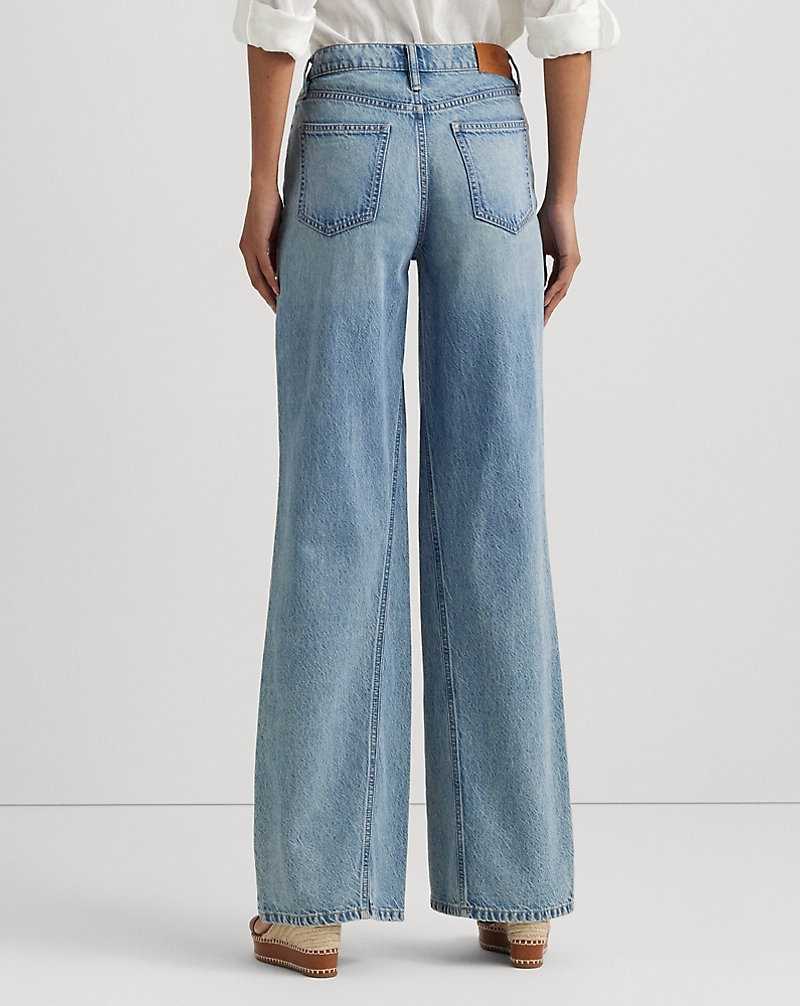 Jeans Ralph Lauren High-Rise Wide-Leg Mujer Azules | HGSLZEA-32 - vista 5