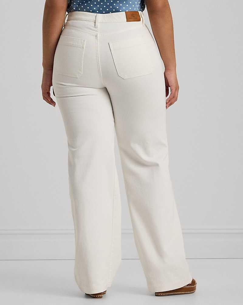 Jeans Ralph Lauren High-Rise Wide-Leg Mujer Blancos Azules | JWUAGLT-60 - vista 5