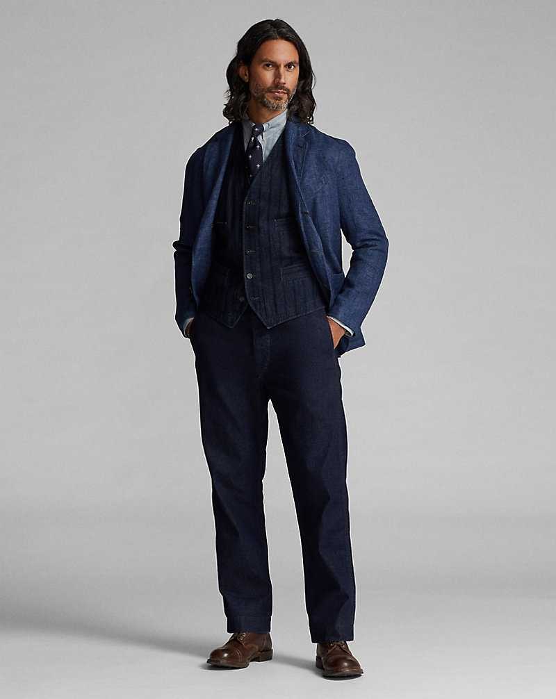 Jeans Ralph Lauren Indigo Rinsed Denim Field Hombre Rinse | ENUTWZD-50 - vista 2
