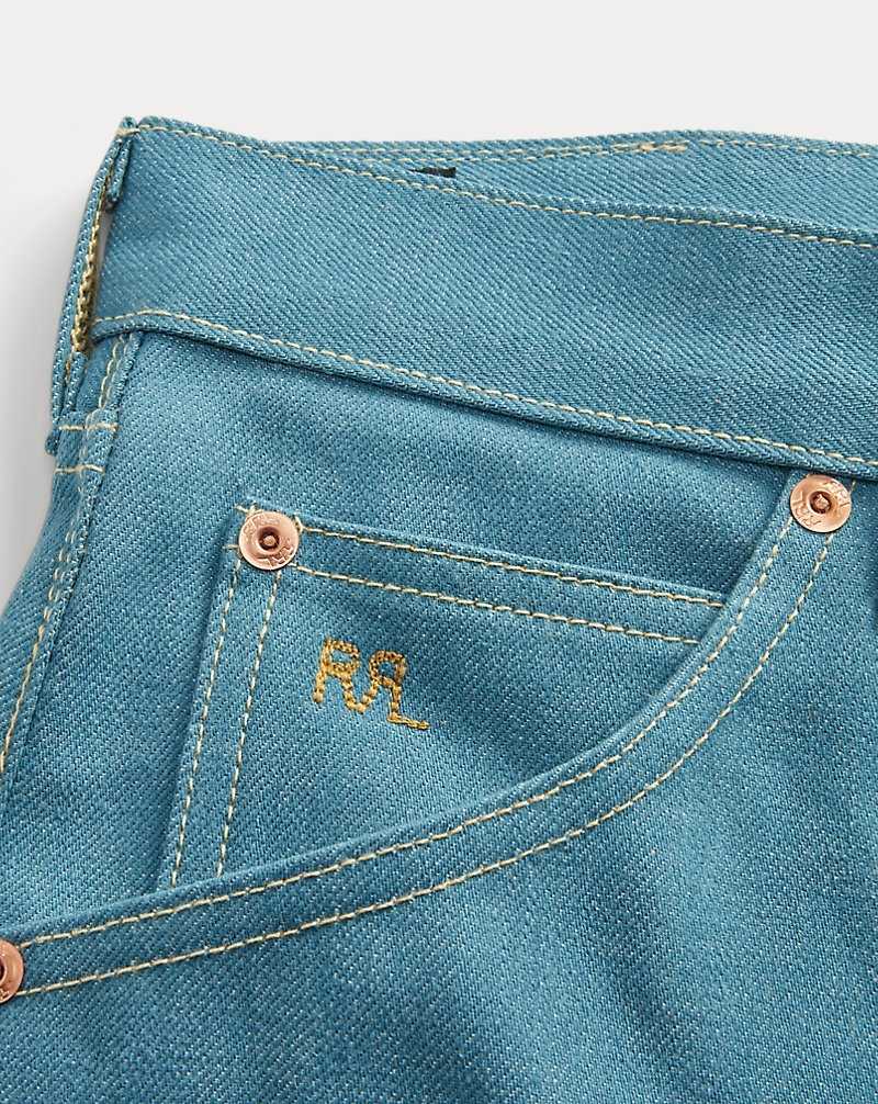 Jeans Ralph Lauren Limited-Edition High Slim Selvedge Hombre Rigid | SFQIVCU-30 - vista 3