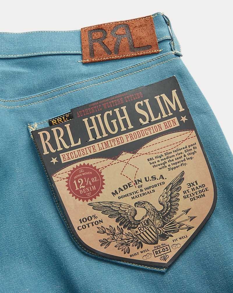 Jeans Ralph Lauren Limited-Edition High Slim Selvedge Hombre Rigid | SFQIVCU-30 - vista 4