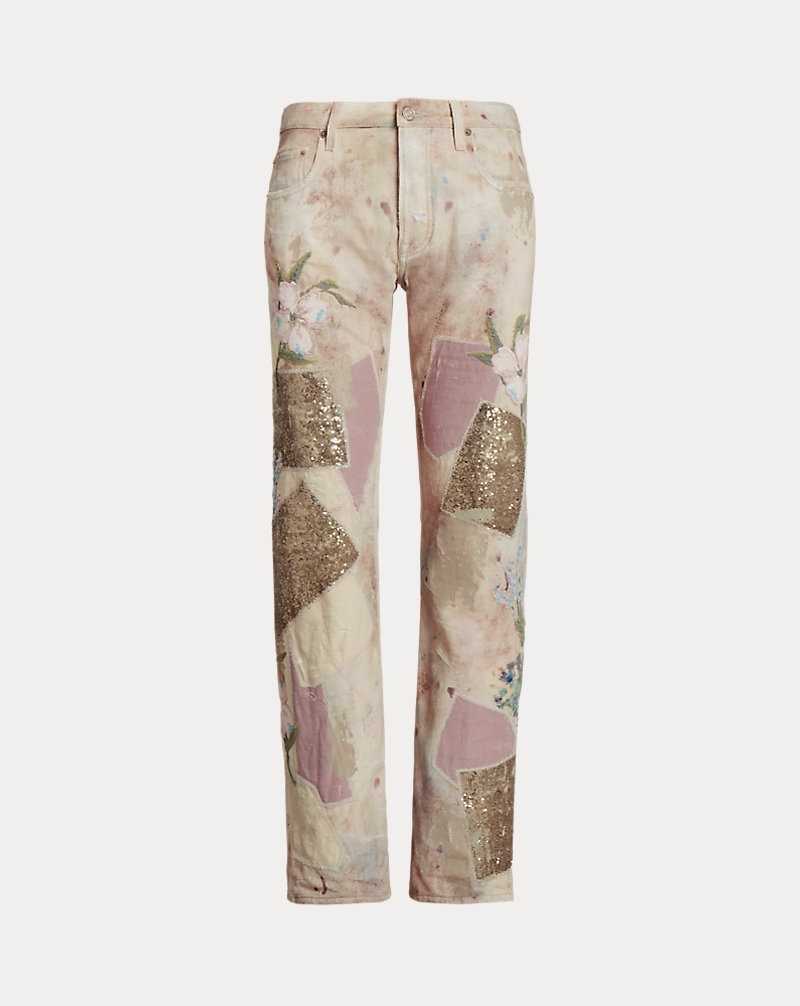 Jeans Ralph Lauren Lylah Embellished Patchwork Mujer Multi | JNDWACM-42 - vista 2