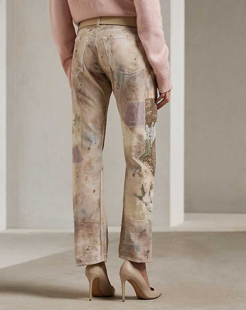 Jeans Ralph Lauren Lylah Embellished Patchwork Mujer Multi | JNDWACM-42 - vista 5