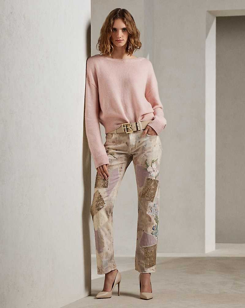 Jeans Ralph Lauren Lylah Embellished Patchwork Mujer Multi | JNDWACM-42 - vista 1