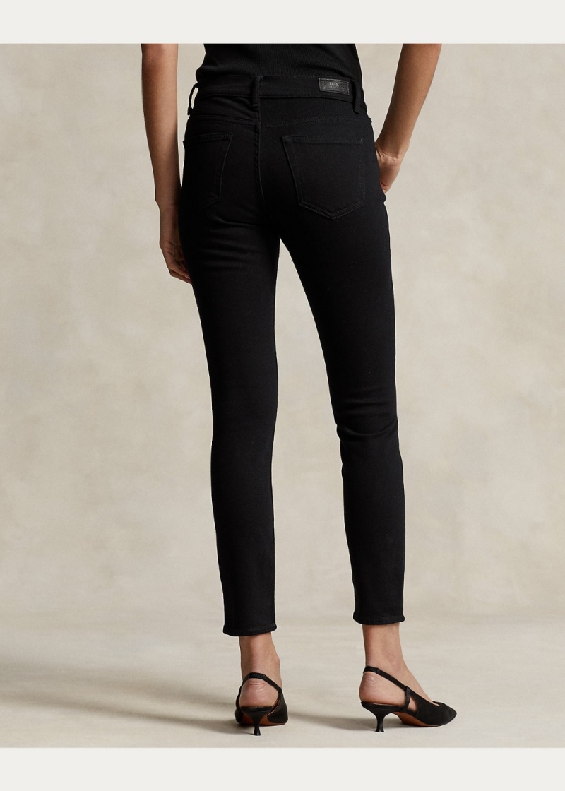 Jeans Mid-Rise Flaco Mujer Azules | LNKY49356 - vista 2
