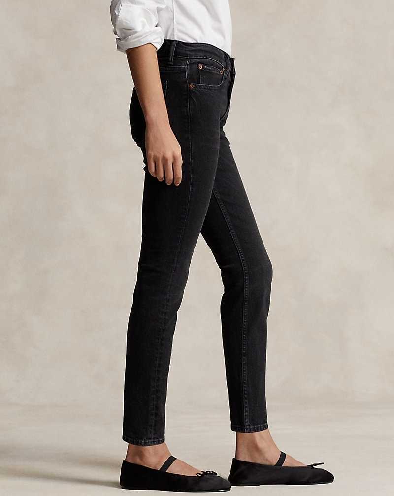 Jeans Ralph Lauren Mid-Rise Super-Slim Mujer Azules | NGHUVOJ-45 - vista 4