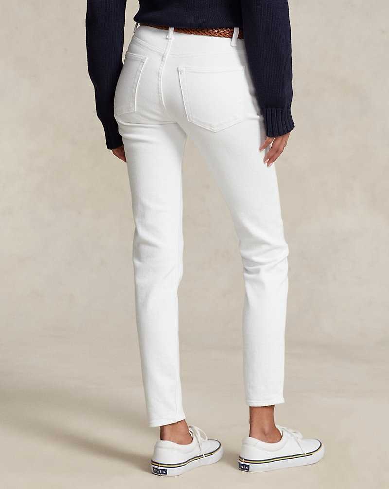 Jeans Ralph Lauren Mid-Rise Super-Slim Mujer Azules | ILSTKCU-61 - vista 5