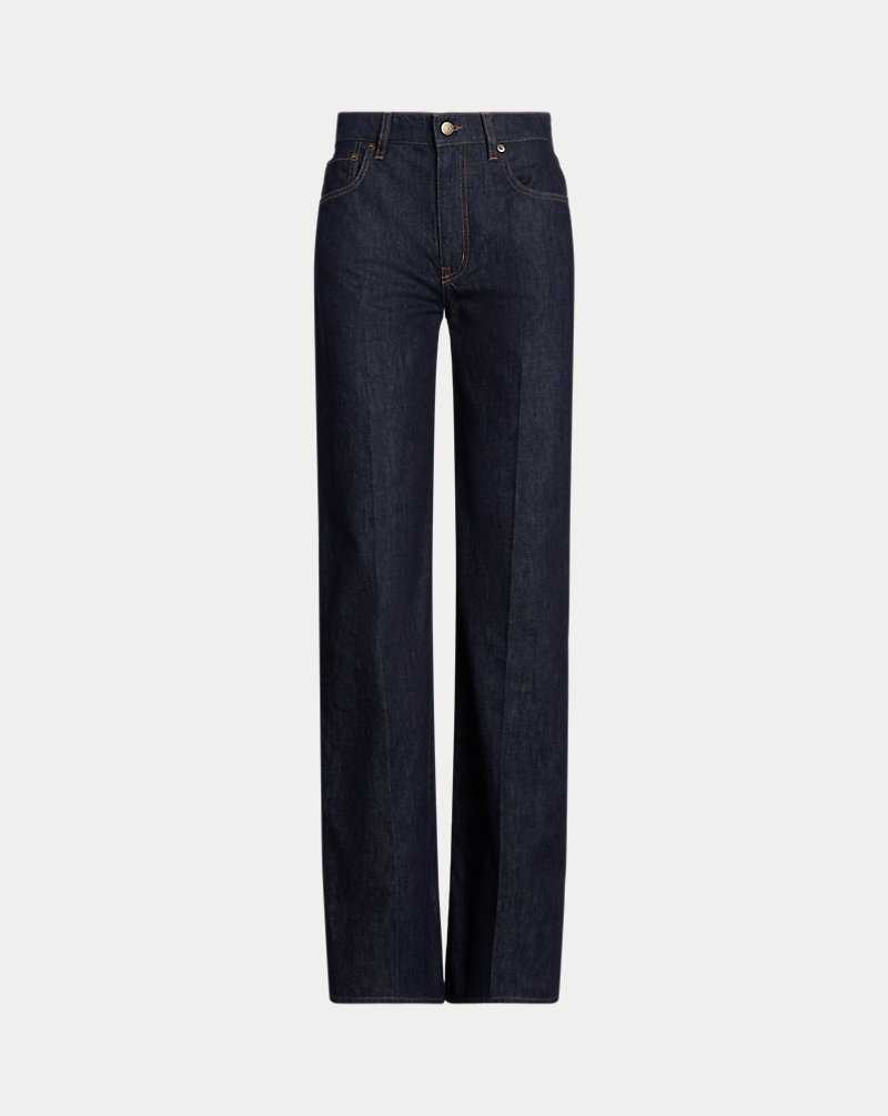 Jeans Ralph Lauren Mid-Rise Wide-Leg Mujer Azules Azules | PZKWSJE-90 - vista 2
