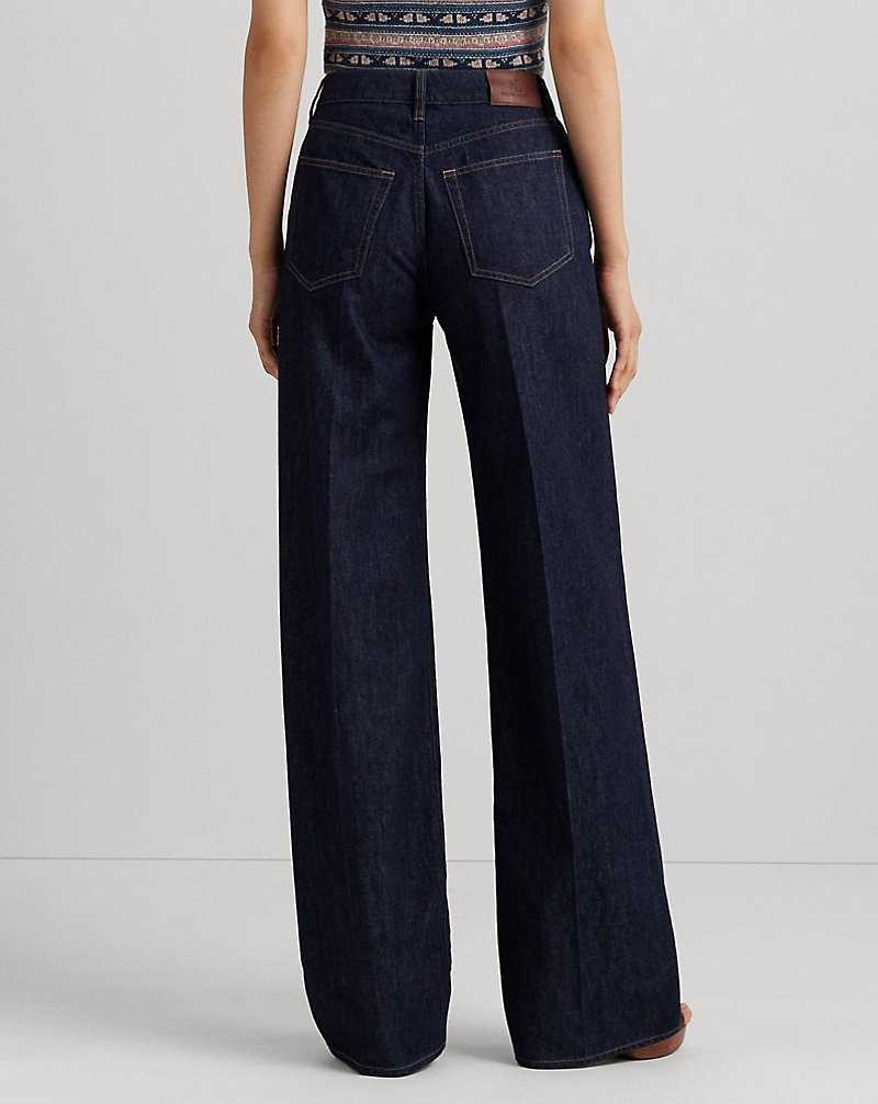 Jeans Ralph Lauren Mid-Rise Wide-Leg Mujer Azules Azules | PZKWSJE-90 - vista 5