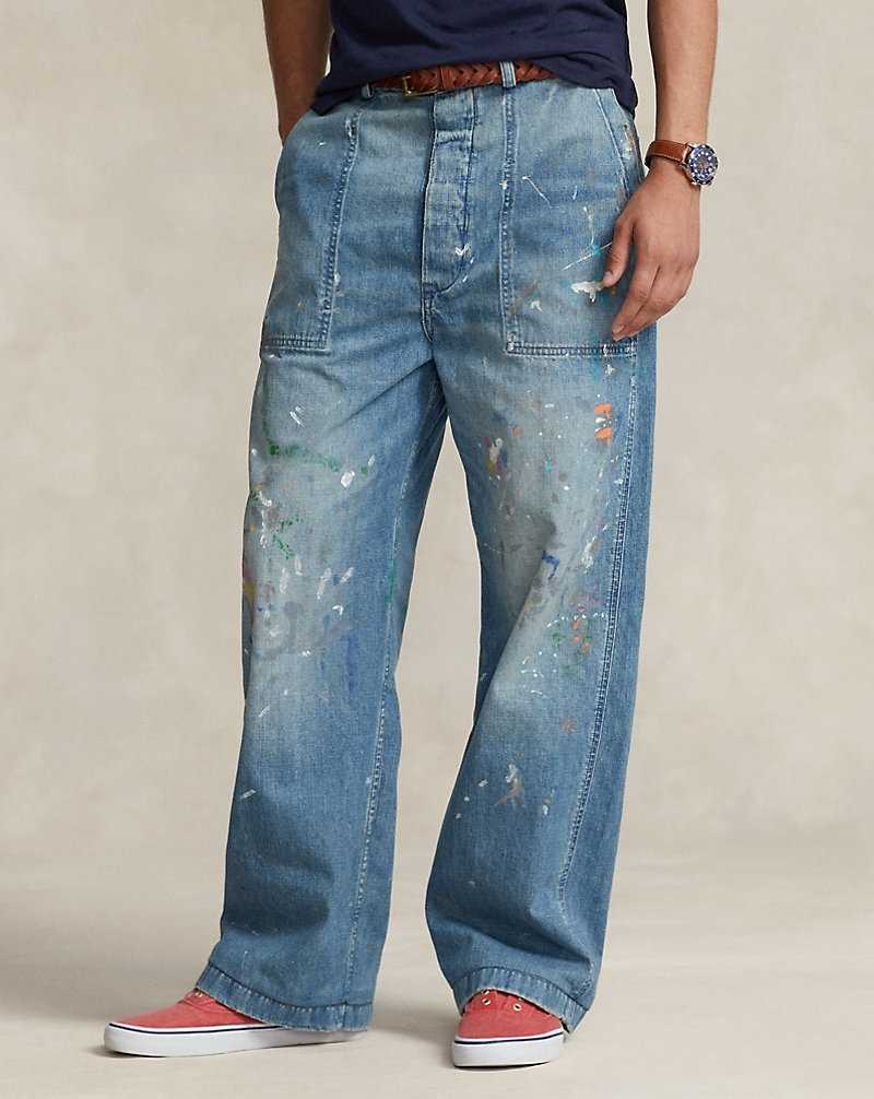 Jeans Ralph Lauren Naval-Inspired Distressed Hombre Malta | SOAMTFC-30 - vista 3