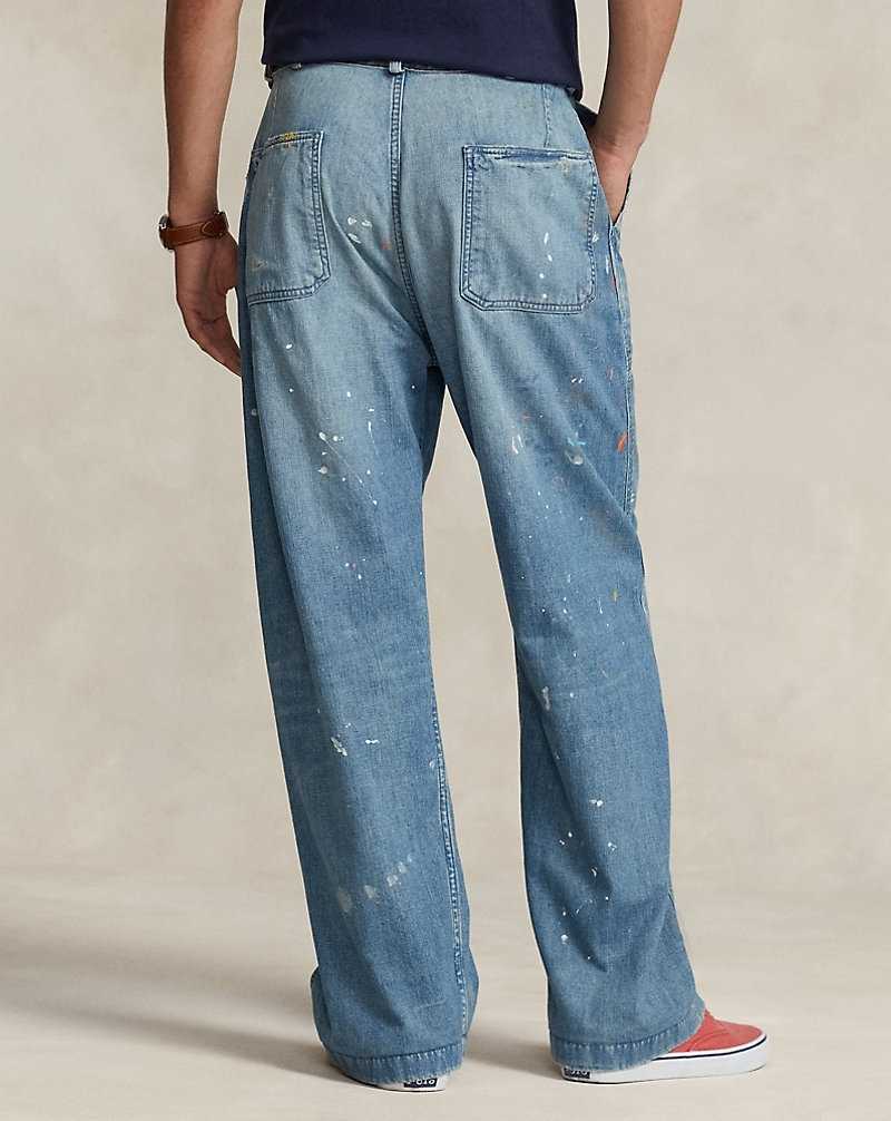 Jeans Ralph Lauren Naval-Inspired Distressed Hombre Malta | SOAMTFC-30 - vista 5