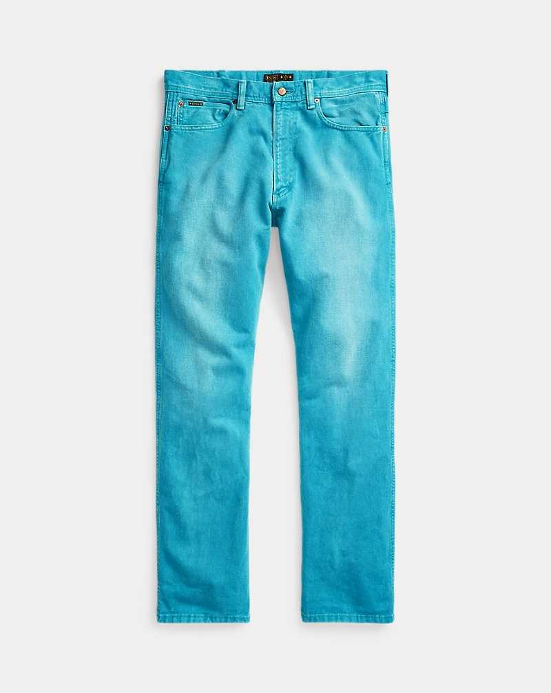 Jeans Ralph Lauren PRL x Naiomi Glasses Garment-Dyed Hombre Azules | JBQZKIF-01 - vista 2