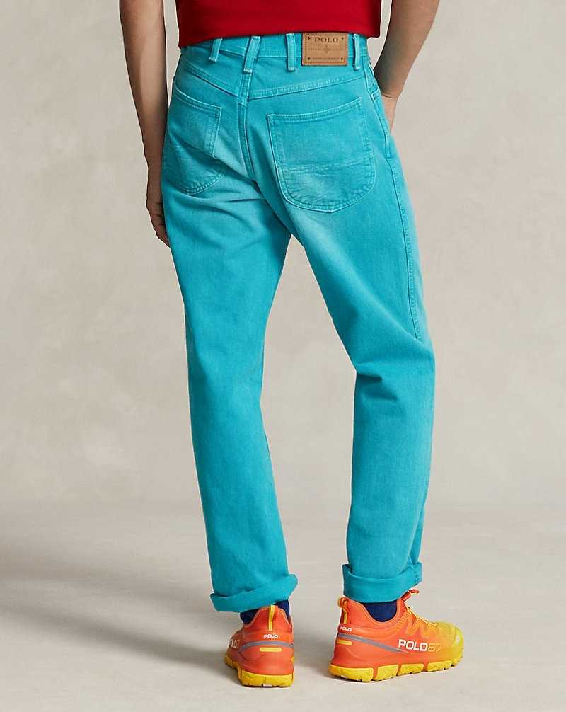 Jeans Ralph Lauren PRL x Naiomi Glasses Garment-Dyed Hombre Azules | JBQZKIF-01 - vista 5