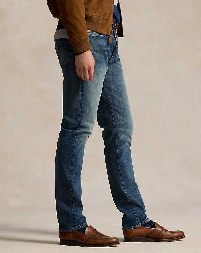 Jeans Ralph Lauren Parkside Active Taper Stretch Hombre Rivera Stretch | OQBSRCY-85 - vista 4