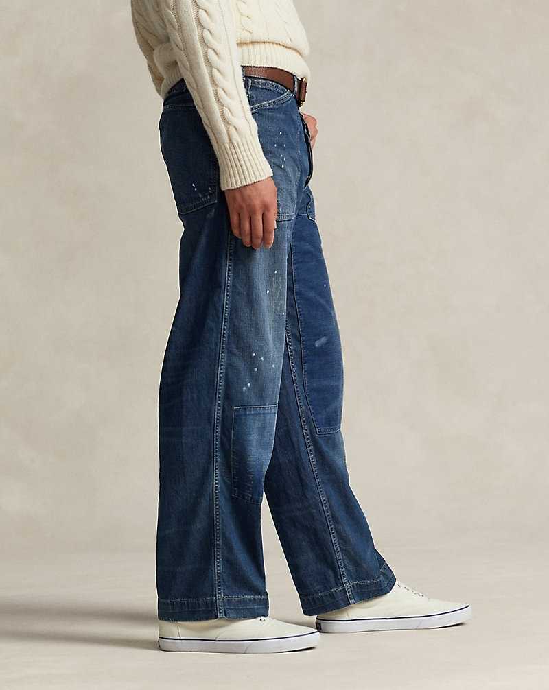 Jeans Ralph Lauren Relaxed Fit Distressed Hombre Stonington | TNRPCHY-26 - vista 4