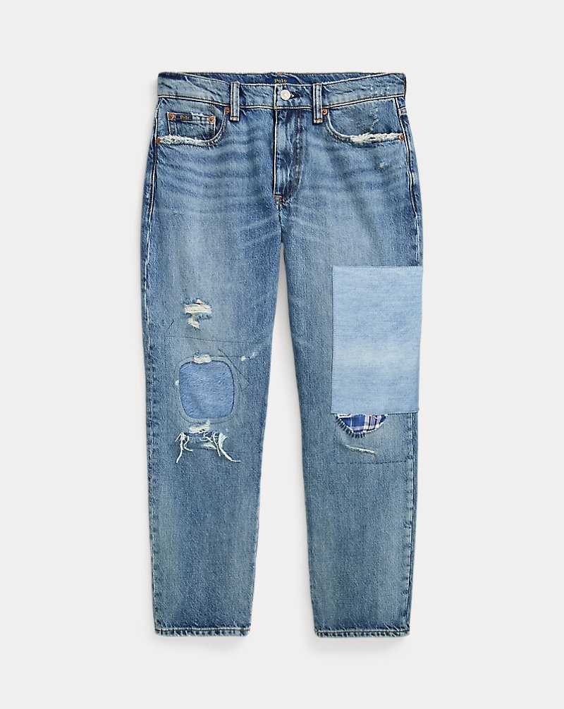 Jeans Ralph Lauren Relaxed Tapered Mujer Azules | LWGPBSV-26 - vista 2
